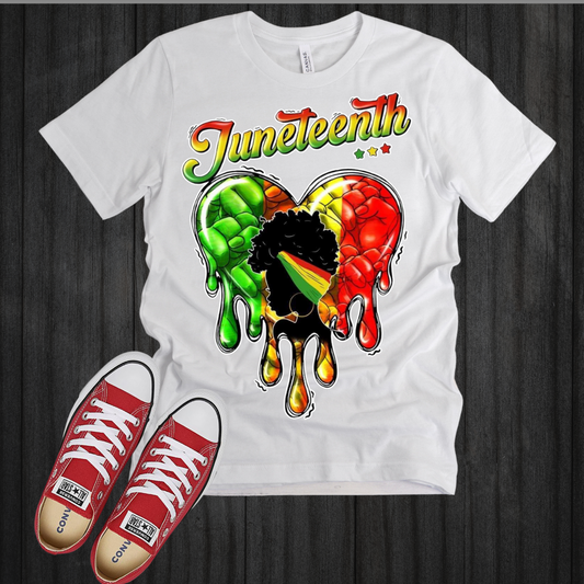 JUNETEENTH HEART| T-SHIRT