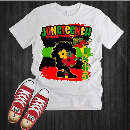 JUNETEENTH 1865 FRO|T-SHIRT