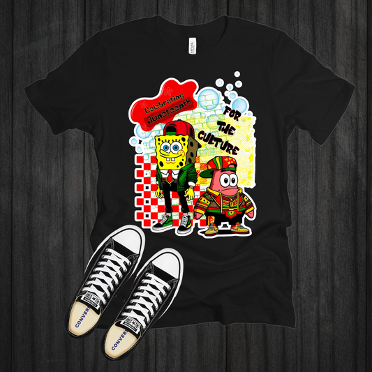 SpongeBob Theme Juneteenth|Kids and Adult T-Shirt