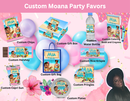 Moana Party Favor